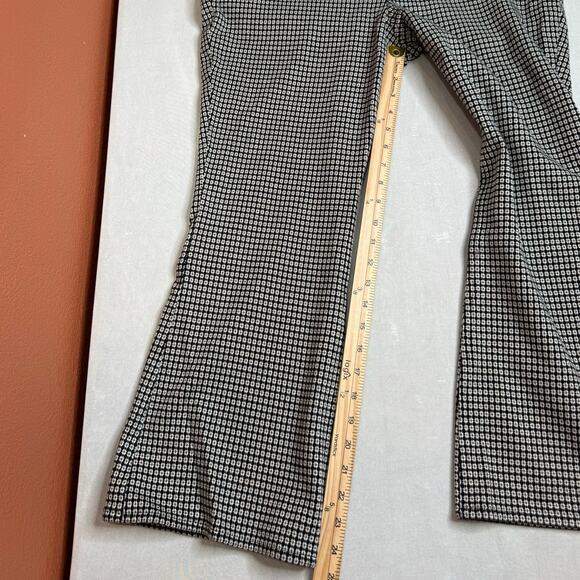 Rag & Bone Casey High Rise Geometric Knit Cropped Flare Pants Size 16 - Picture 8 of 9